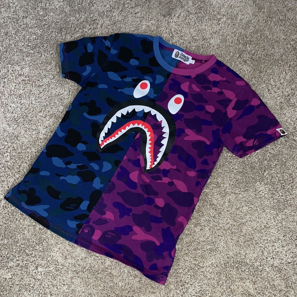 A Bathing Ape | Shark Tee Split-Camo